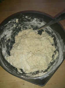 Snegle Dough after mixed